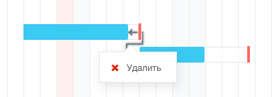 Снять зависимость между задачами